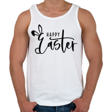 PRINTFASHION Happy Easter - Férfi atléta - Fehér atléta, trikó