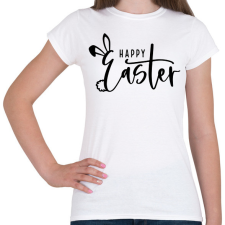 PRINTFASHION Happy Easter - Női póló - Fehér női póló