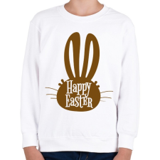PRINTFASHION Happy Easter - Nyúlfej - Gyerek pulóver - Fehér gyerek pulóver, kardigán