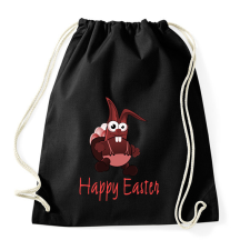 PRINTFASHION Happy Easter - Sportzsák, Tornazsák - Fekete tornazsák