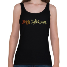 PRINTFASHION Happy Halloween átmenetes - Női atléta - Fekete női trikó