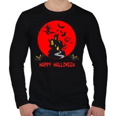 PRINTFASHION happy halloween - Férfi hosszú ujjú póló - Fekete