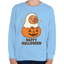 PRINTFASHION Happy Halloween - Gyerek pulóver - Világoskék gyerek pulóver, kardigán