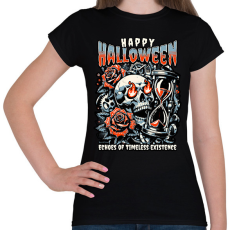 PRINTFASHION Happy Halloween - Női póló - Fekete