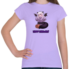 PRINTFASHION Happy Halloween - Női póló - Viola női póló