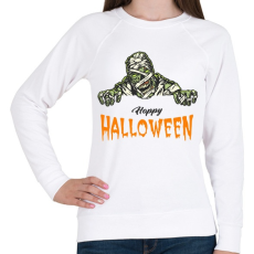 PRINTFASHION Happy Halloween - Női pulóver - Fehér