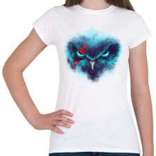 PRINTFASHION Harcos bagoly - Női póló - Fehér női póló