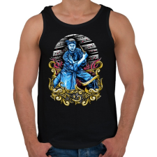 PRINTFASHION Harcos - Férfi atléta - Fekete atléta, trikó