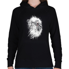 PRINTFASHION Harcos Lélek - Női kapucnis pulóver - Fekete női pulóver, kardigán