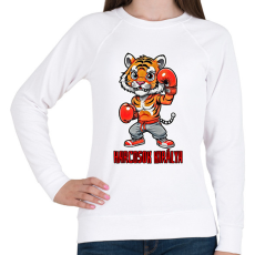 PRINTFASHION Harcosok királya - Női pulóver - Fehér