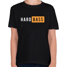 PRINTFASHION HardBASS - Gyerek póló - Fekete gyerek póló