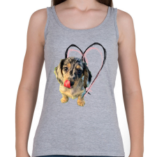 PRINTFASHION harlekin tacsi - Női atléta - Sport szürke női trikó