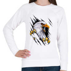 PRINTFASHION Harley Davidson - Női pulóver - Fehér