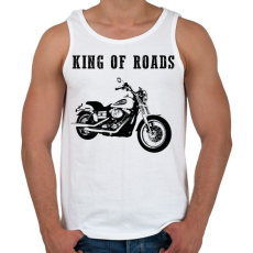 PRINTFASHION HARLEY - Férfi atléta - Fehér