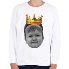 PRINTFASHION Hasbulla KING - Gyerek pulóver - Fehér gyerek pulóver, kardigán
