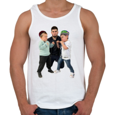 PRINTFASHION Hasbulla MMA - Férfi atléta - Fehér