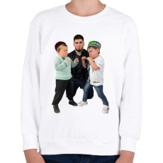 PRINTFASHION Hasbulla MMA - Gyerek pulóver - Fehér