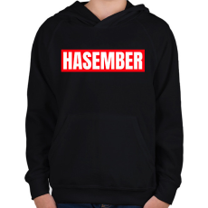 PRINTFASHION HASEMBER - Gyerek kapucnis pulóver - Fekete