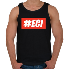 PRINTFASHION Hashtageci - Férfi atléta - Fekete atléta, trikó