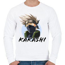 PRINTFASHION Hatake Kakashi - Férfi pulóver - Fehér