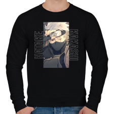 PRINTFASHION hatake kakashi - Férfi pulóver - Fekete férfi pulóver, kardigán
