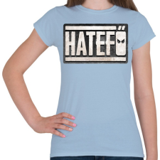 PRINTFASHION Hatefő - Női póló - Világoskék női póló