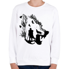 PRINTFASHION Havas Jon - Gyerek pulóver - Fehér