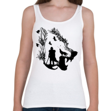 PRINTFASHION Havas Jon - Női atléta - Fehér női trikó