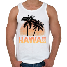 PRINTFASHION Hawaii - Férfi atléta - Fehér