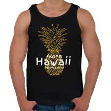 PRINTFASHION Hawaii - Férfi atléta - Fekete atléta, trikó