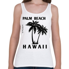 PRINTFASHION Hawaii - Női atléta - Fehér női trikó