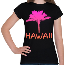 PRINTFASHION Hawaii - Női póló - Fekete női póló