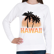 PRINTFASHION Hawaii - Női pulóver - Fehér női pulóver, kardigán