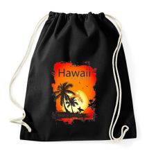 PRINTFASHION Hawaii - Sportzsák, Tornazsák - Fekete tornazsák
