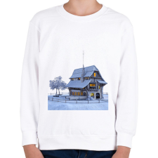 PRINTFASHION Ház - Gyerek pulóver - Fehér gyerek pulóver, kardigán