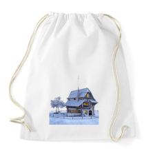 PRINTFASHION Ház - Sportzsák, Tornazsák - Fehér tornazsák