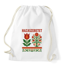 PRINTFASHION hazaszeretet - Sportzsák, Tornazsák - Fehér tornazsák