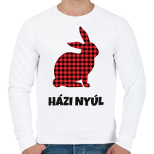 PRINTFASHION Házi nyúl - Férfi pulóver - Fehér férfi pulóver, kardigán