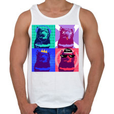 PRINTFASHION Háziállatom - Férfi atléta - Fehér atléta, trikó