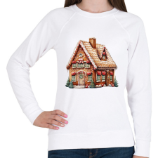 PRINTFASHION Házikó - Női pulóver - Fehér női pulóver, kardigán