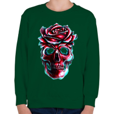 PRINTFASHION Heartless - Gyerek pulóver - Sötétzöld gyerek pulóver, kardigán