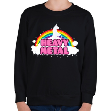 PRINTFASHION Heavy Metal - Gyerek pulóver - Fekete gyerek pulóver, kardigán