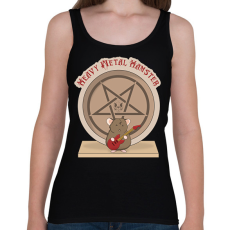 PRINTFASHION Heavy Metal Hamster - Női atléta - Fekete