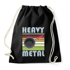 PRINTFASHION Heavy metal - Sportzsák, Tornazsák - Fekete tornazsák