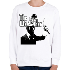 PRINTFASHION Hegesztő Keresztapa - Gyerek pulóver - Fehér gyerek pulóver, kardigán