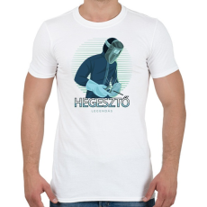 PRINTFASHION Hegesztő - Legendás - Férfi póló - Fehér