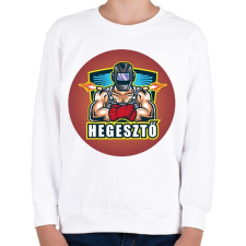 PRINTFASHION Hegesztős minta - Gyerek pulóver - Fehér gyerek pulóver, kardigán
