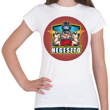 PRINTFASHION Hegesztős minta - Női póló - Fehér női póló