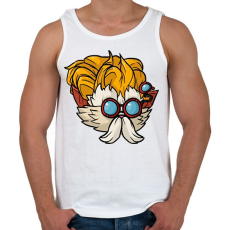 PRINTFASHION Hejmer - Férfi atléta - Fehér