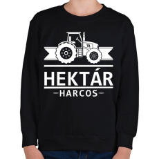 PRINTFASHION Hektár Harcos - Gyerek pulóver - Fekete
